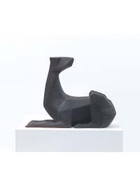 Lying Hound Maquette by Terence Coventry