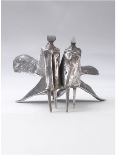Maquette IV Walking Cloaked Figures